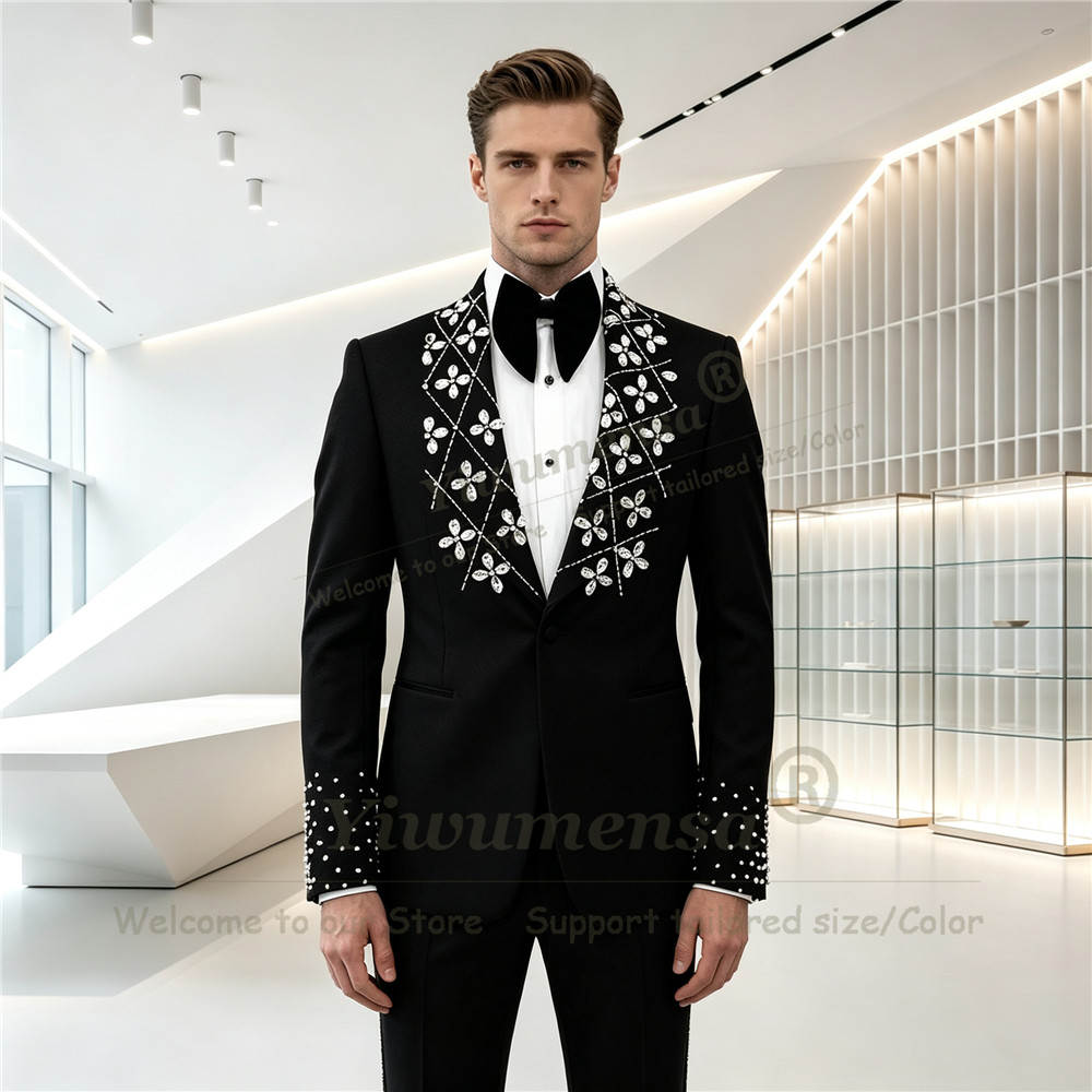 Men'S Formal Wear Jewelry - Metallische Schmuckverzierungen passen zu Herrenanzügen für