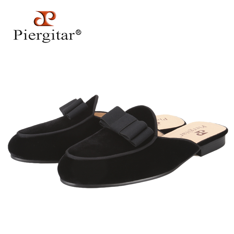 Men'S Formal Wear Slippers - Piergitar 2026 Sommer Neues Modell Schwarze