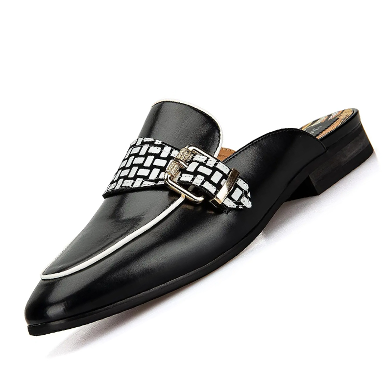 Men'S Formal Wear Slippers - Meijiana Herren-Hausschuhe, Slip-On-Loafer, Leder, formelle Kleidung,