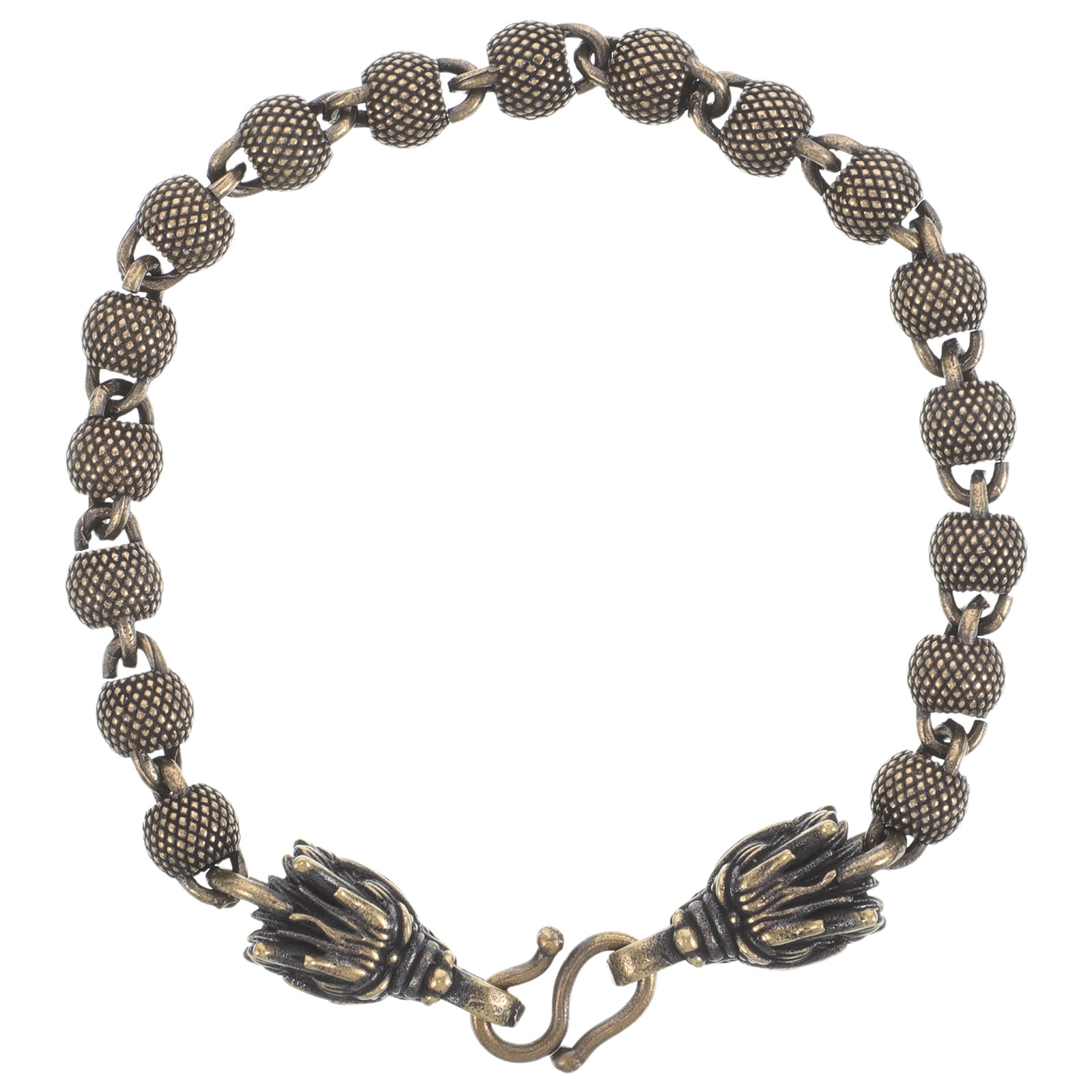 Men'S Formal Wear Jewelry - Vintage-Drachenarmband, Kupferperlen, handgefertigt, stilvoller Unisex-Schmuck, für
