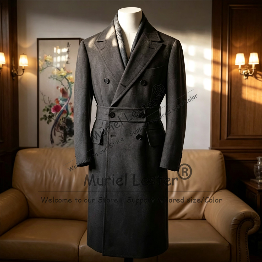 Men Formal Wear With Coat - Vintage Herrenmantel Jacke Lang Maßgeschneiderte Herren-Oberbekleidung