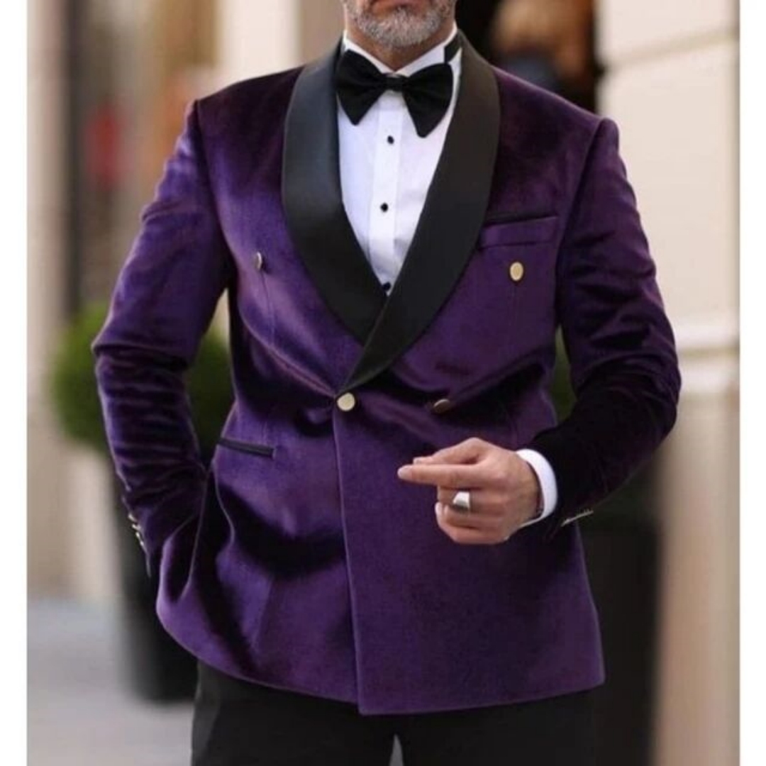 Men Formal Wear Top - XS-6XL Samt-Hochzeitsanzüge für Herren, Bräutigam-Sakko, Business-Anzug,