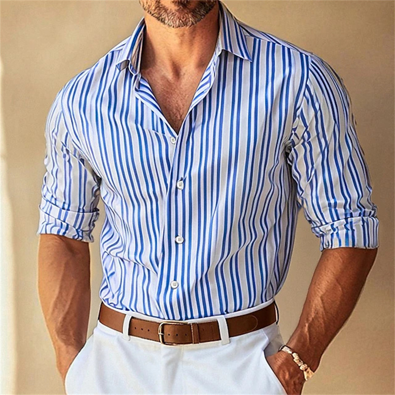 Large Men Formal Wear - 10 Farben Herren Formelles Hemd mit