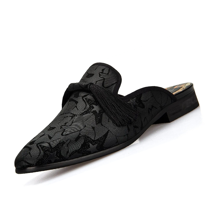 Men'S Formal Wear Slippers - Herren-Hausschuhe, Slip-On-Loafer, Leder, formelle Kleidung, lässige