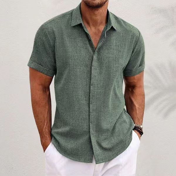 Men Formal Wear Top - Männer Mode Lässig Einfarbig Hemden Taste