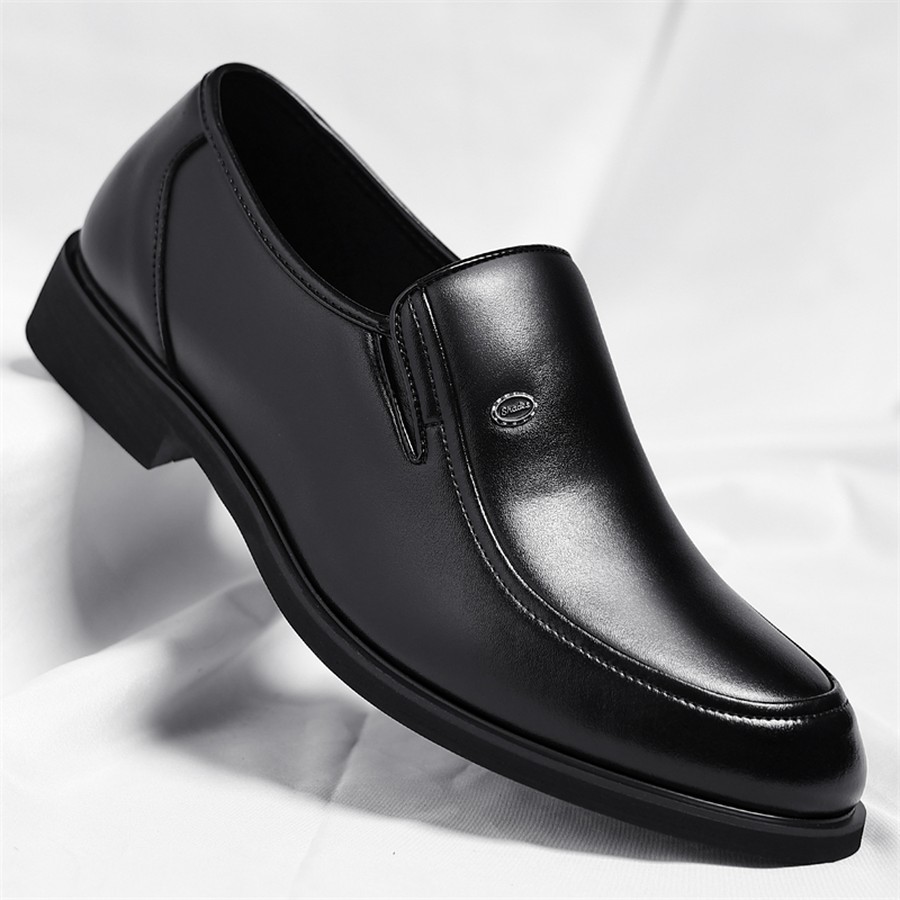Formal Upper Wear Men - Herren-Slipper, niedriger Schnitt, formelle Anzugschuhe, runde