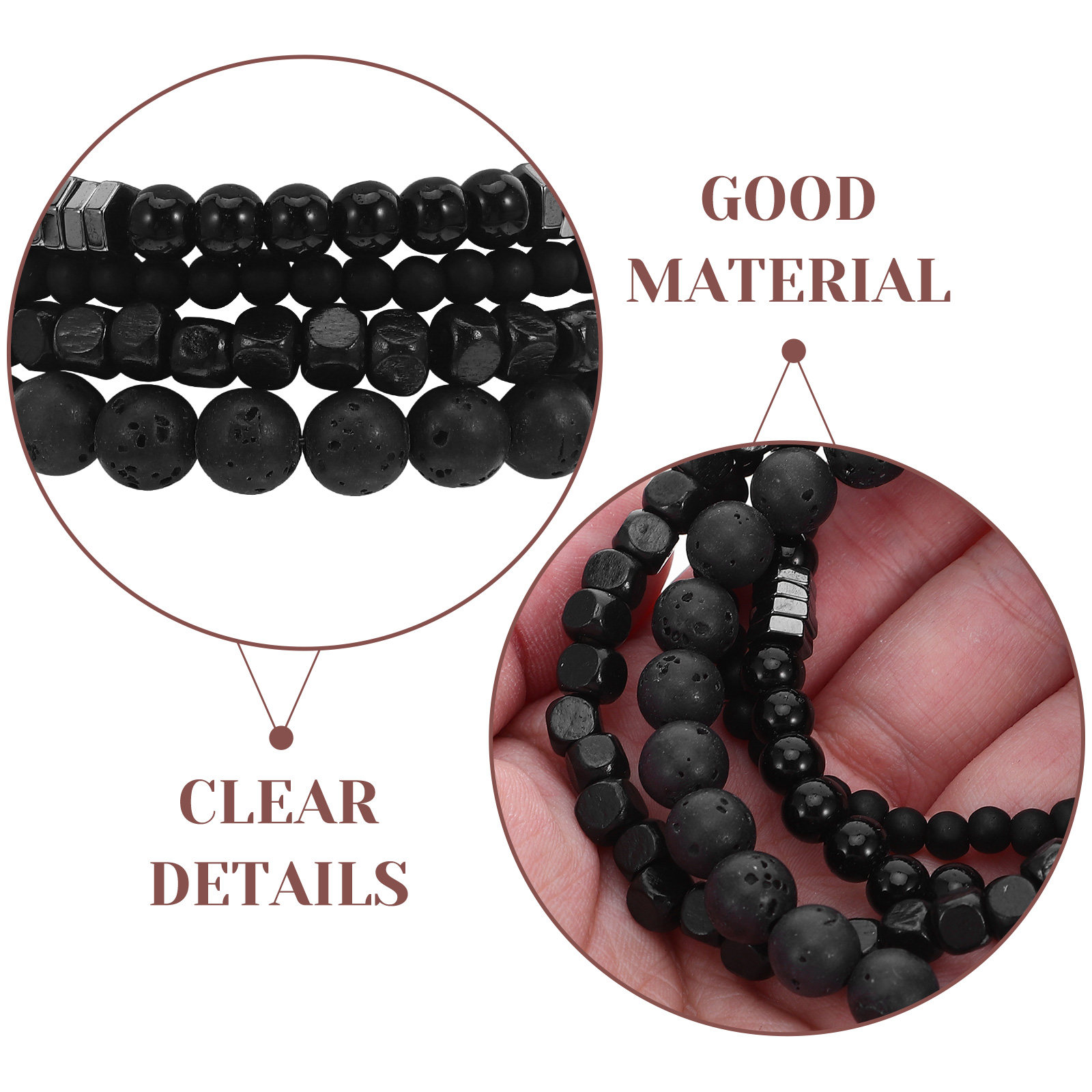 4 Stück Zirkon-Armbänder für H – Men'S Formal Wear Jewelry Bewertung und Preis
