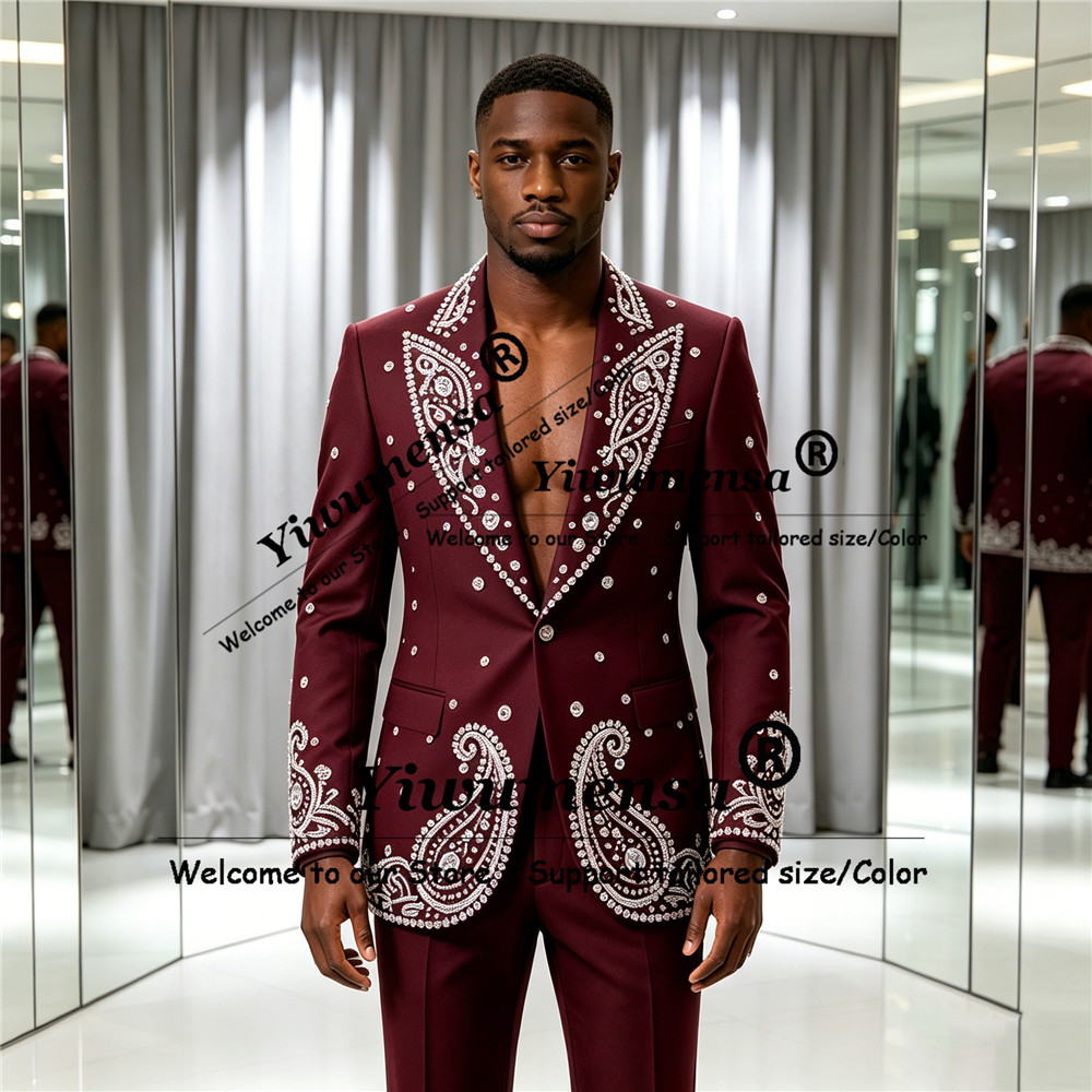 Glitzernder Schmuckstein-Ornam – Men'S Formal Wear Jewelry Bewertung und Preis