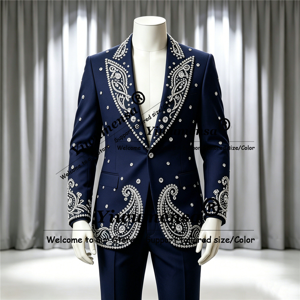 Glitzernder Schmuckstein-Ornam – Men'S Formal Wear Jewelry Bewertung und Preis