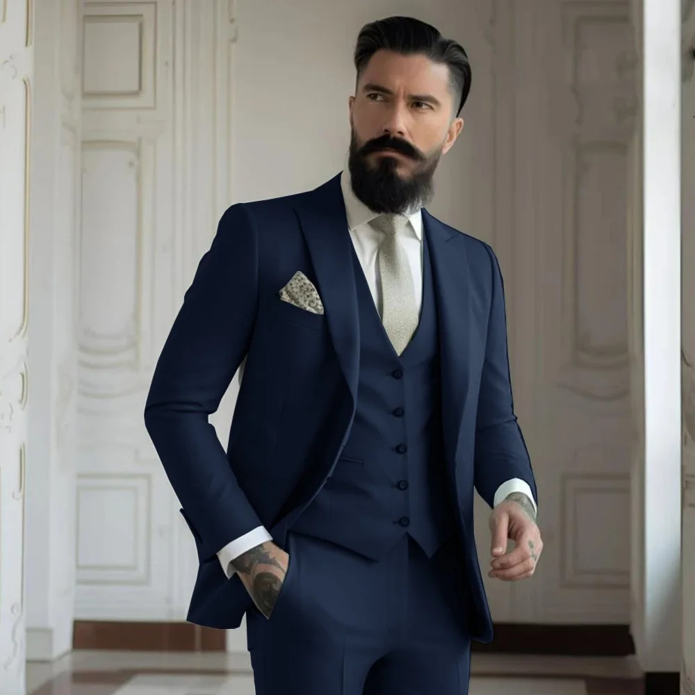 3-teiliger Khaki-Anzug für Her – Men Formal Wear With Coat Bewertung und Preis