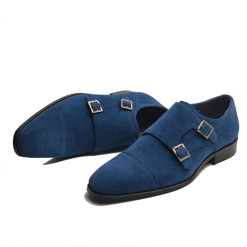 Modische Blaue Herren-Ledersch – Formal Upper Wear Men Bewertung und Preis