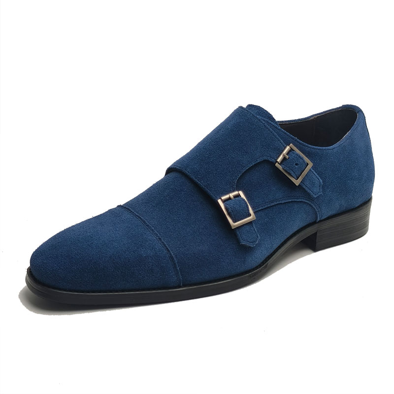 Modische Blaue Herren-Ledersch – Formal Upper Wear Men Bewertung und Preis