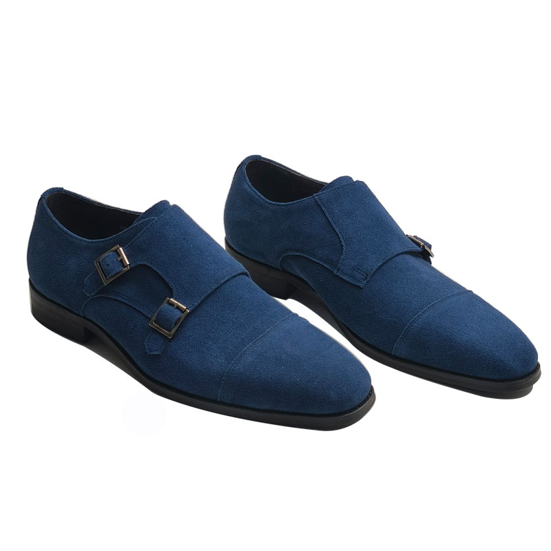 Modische Blaue Herren-Ledersch – Formal Upper Wear Men Bewertung und Preis