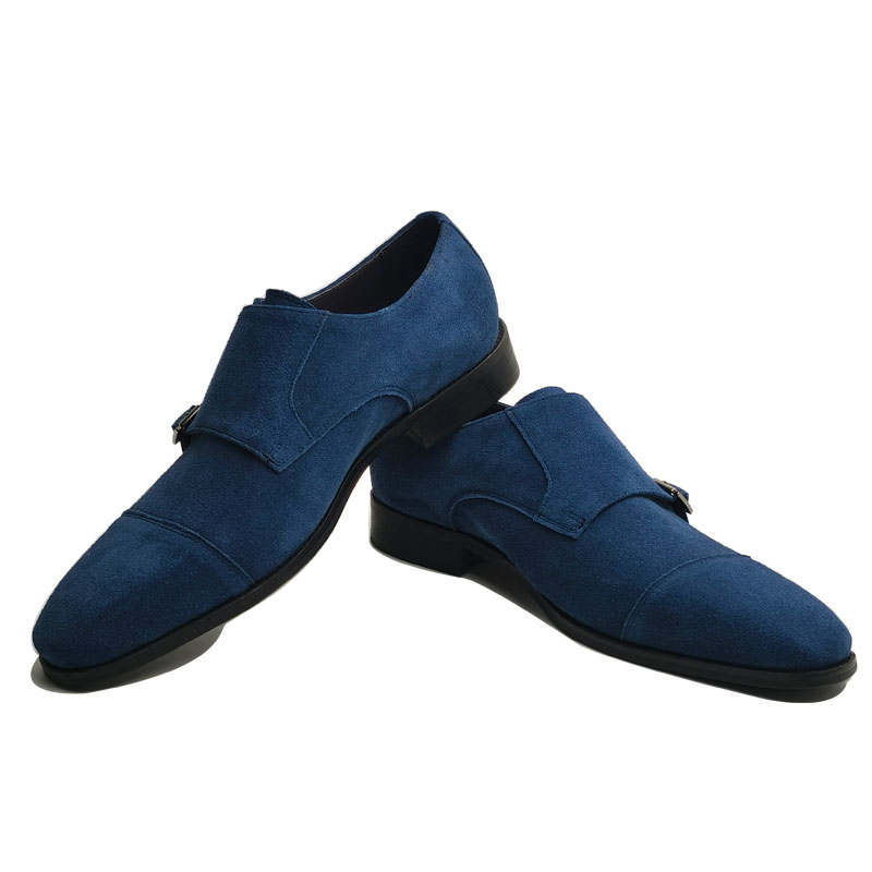 Modische Blaue Herren-Ledersch – Formal Upper Wear Men Bewertung und Preis