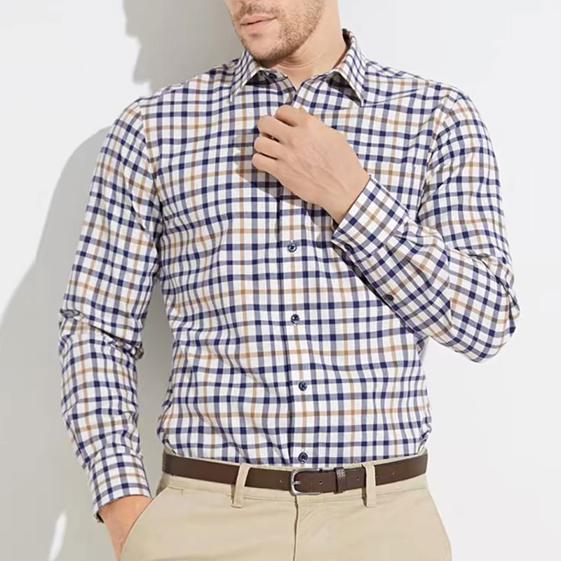 Herren Langarmhemd aus reiner  – Men Formal Wear Top Bewertung und Preis