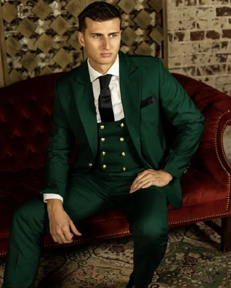 Grüner Klassischer Herrenanzug – Latest Men Formal Wear Bewertung und Preis