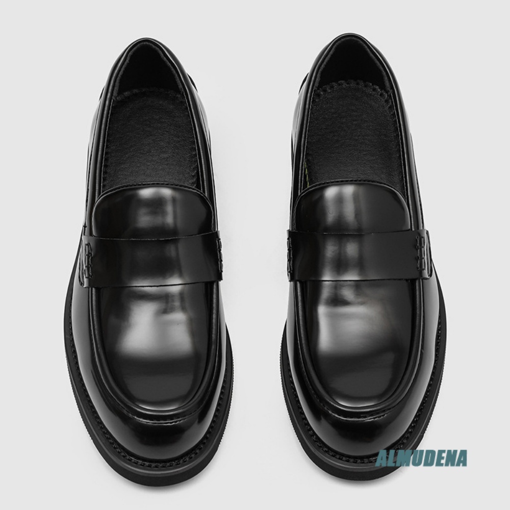 Modische Herren-Slipper mit ru – Formal Men Daily Wear Shoes Bewertung und Preis