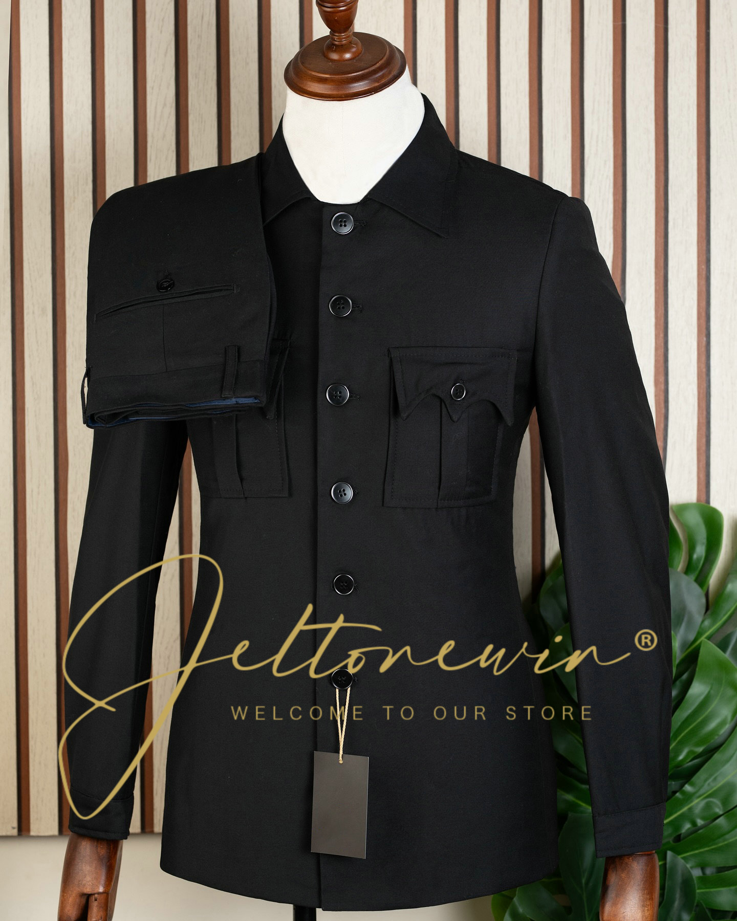 Marineblauer zweiteiliger Herr – Latest Men Formal Wear Bewertung und Preis