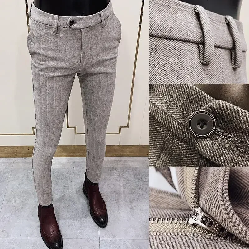 Herbst Winter Verdickte Woolen – Men Formal Wear Dress Bewertung und Preis