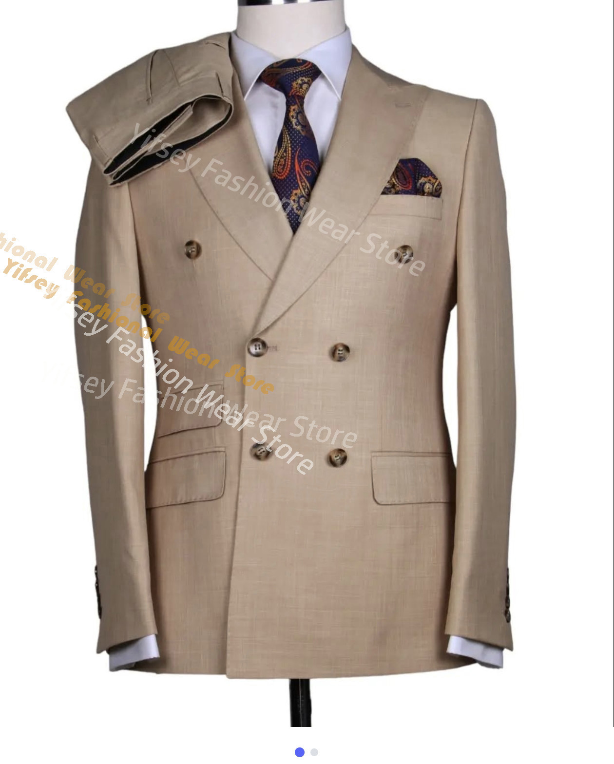Braunes Sommer-Herrenanzug-Set – Latest Men Formal Wear Bewertung und Preis