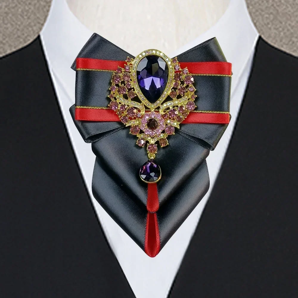 Luxus Original Neue Lila Stras – Men'S Formal Wear Jewelry Bewertung und Preis