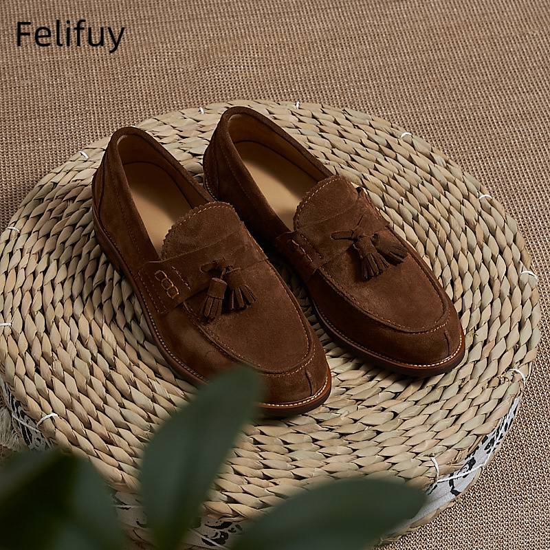 Neue braune Herren-Loafer aus  – Men Formal Wear Dress Bewertung und Preis