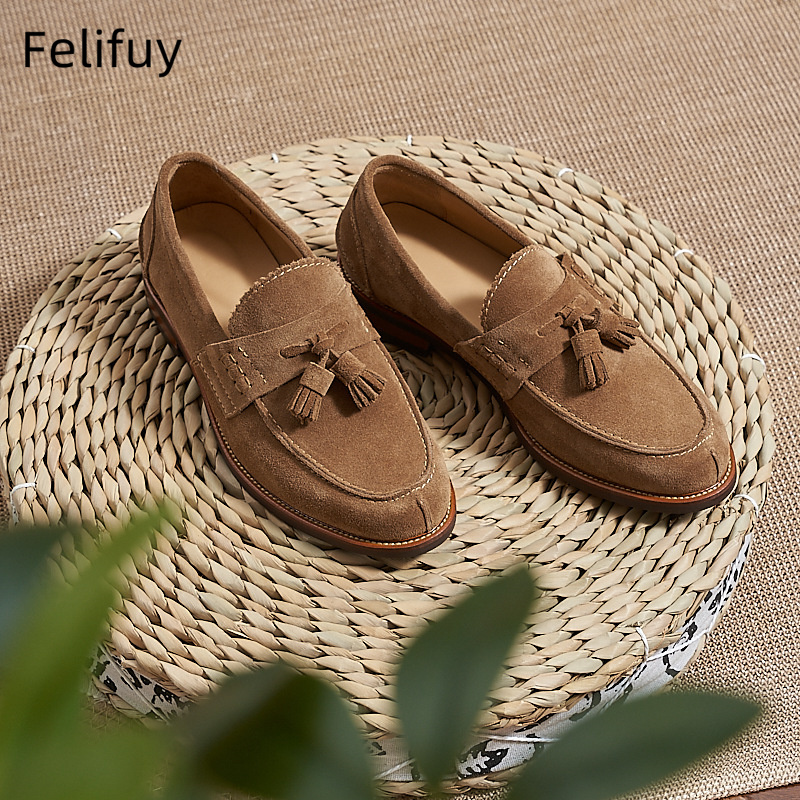 Neue braune Herren-Loafer aus  – Men Formal Wear Dress Bewertung und Preis