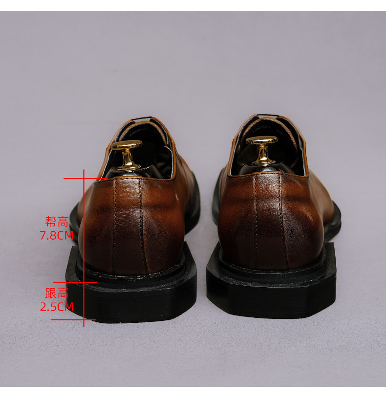 Oxford-Schuhe aus echtem Leder – Formal Upper Wear Men Bewertung und Preis