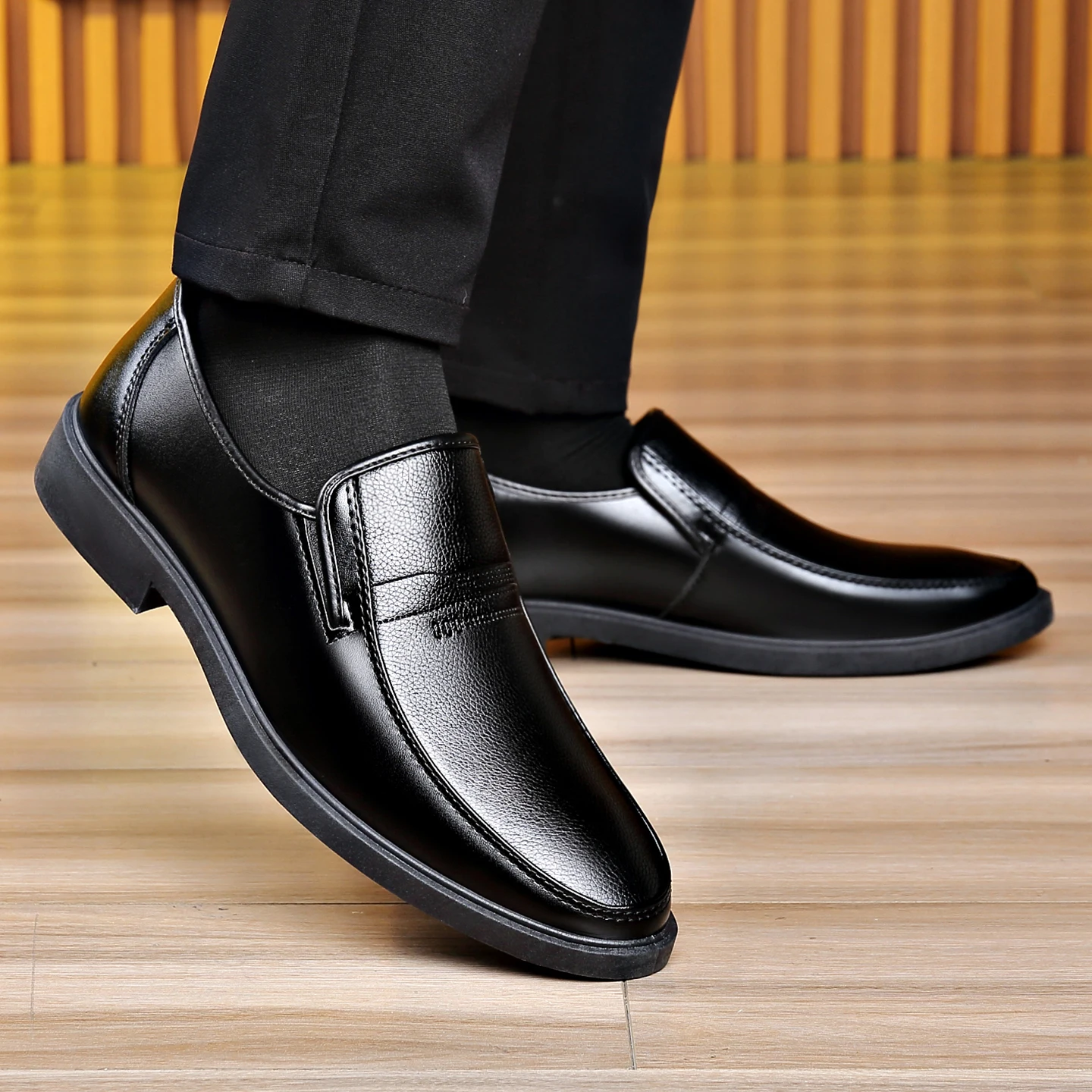 Herren-Slipper aus Leder für B – Men Formal Wear Dress Bewertung und Preis