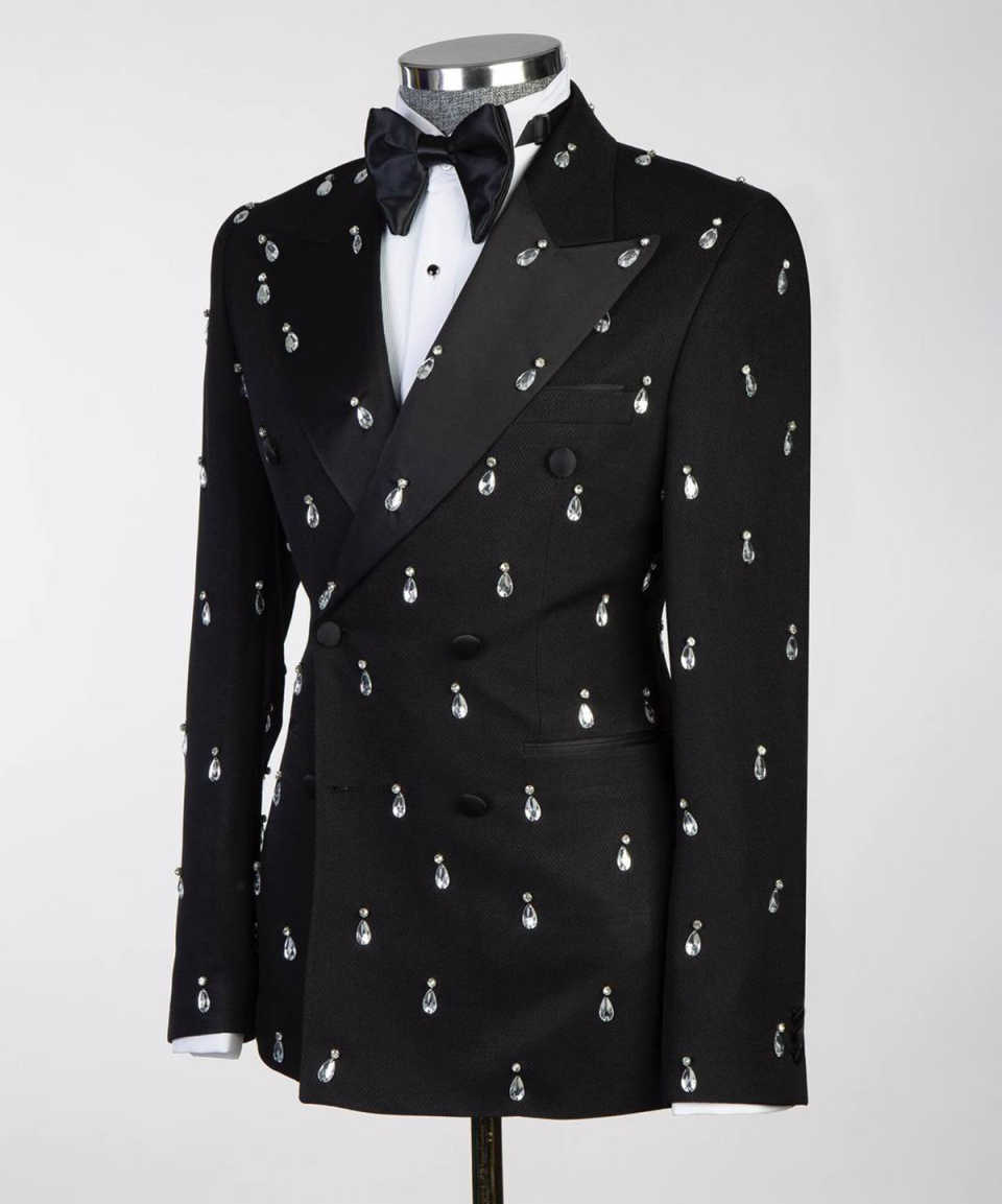 Großer Kristall-Bräutigam-Hoch – Large Men Formal Wear Bewertung und Preis