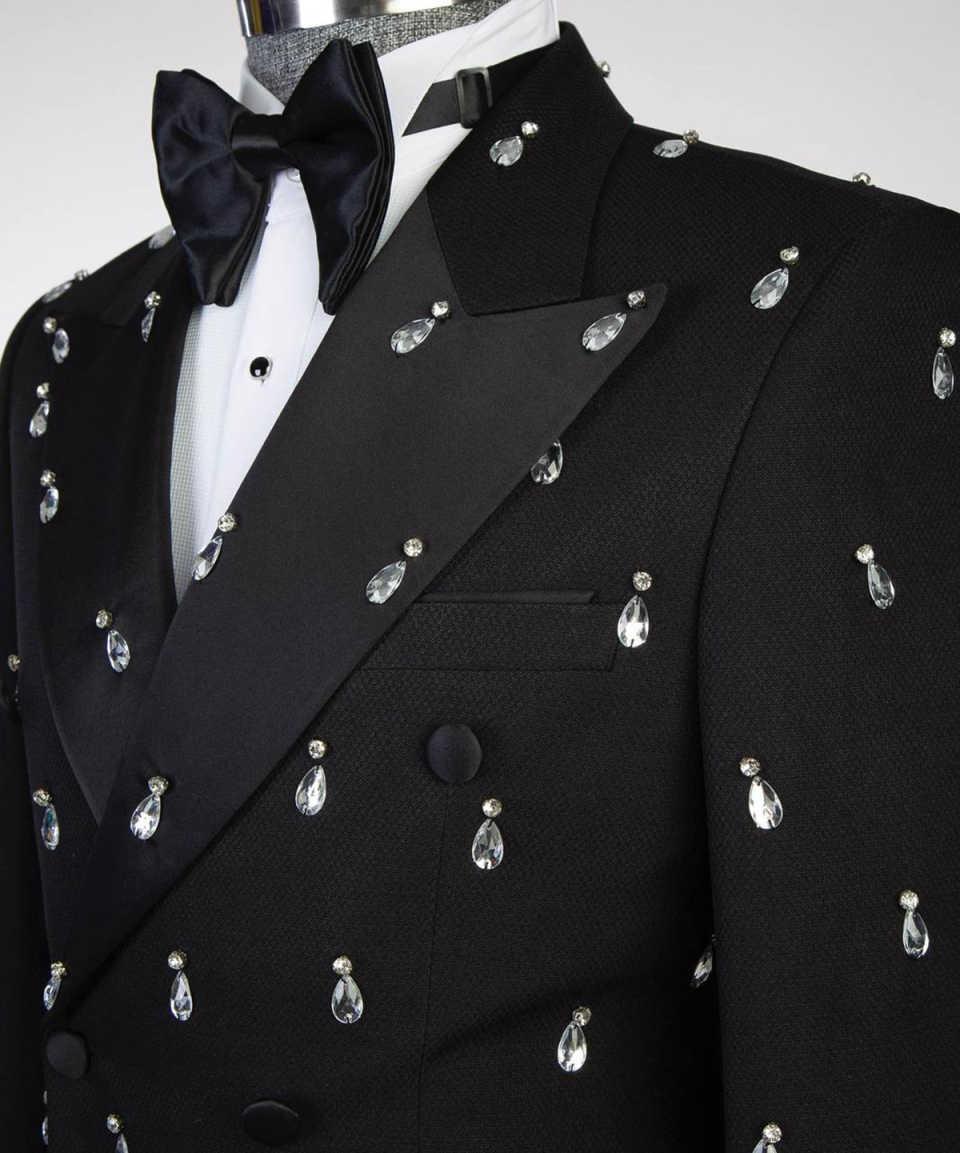 Großer Kristall-Bräutigam-Hoch – Large Men Formal Wear Bewertung und Preis