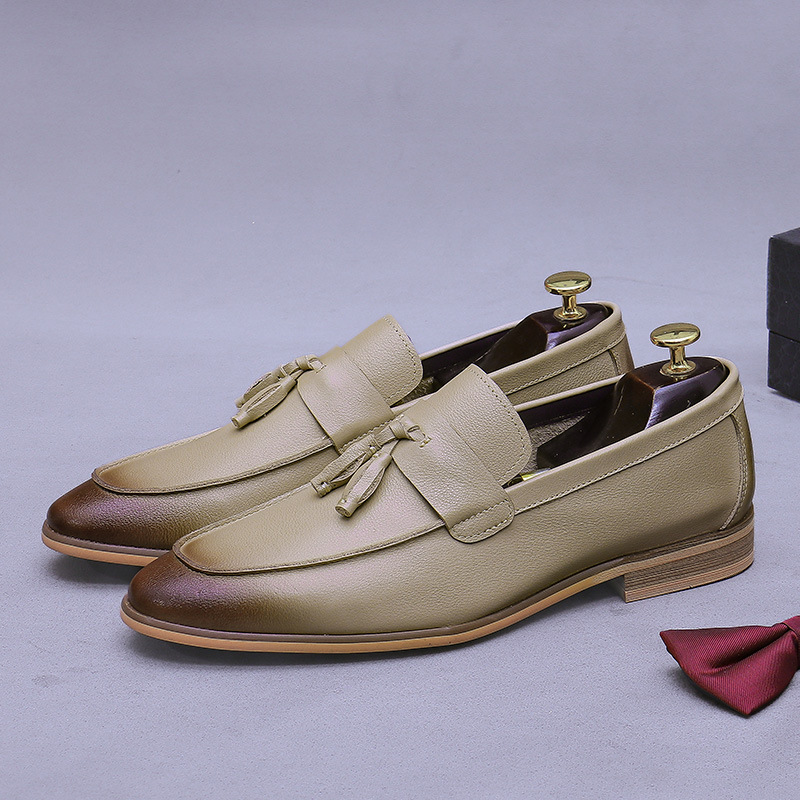Herren-Loafer aus echtem Leder – Formal Men Daily Wear Shoes Bewertung und Preis