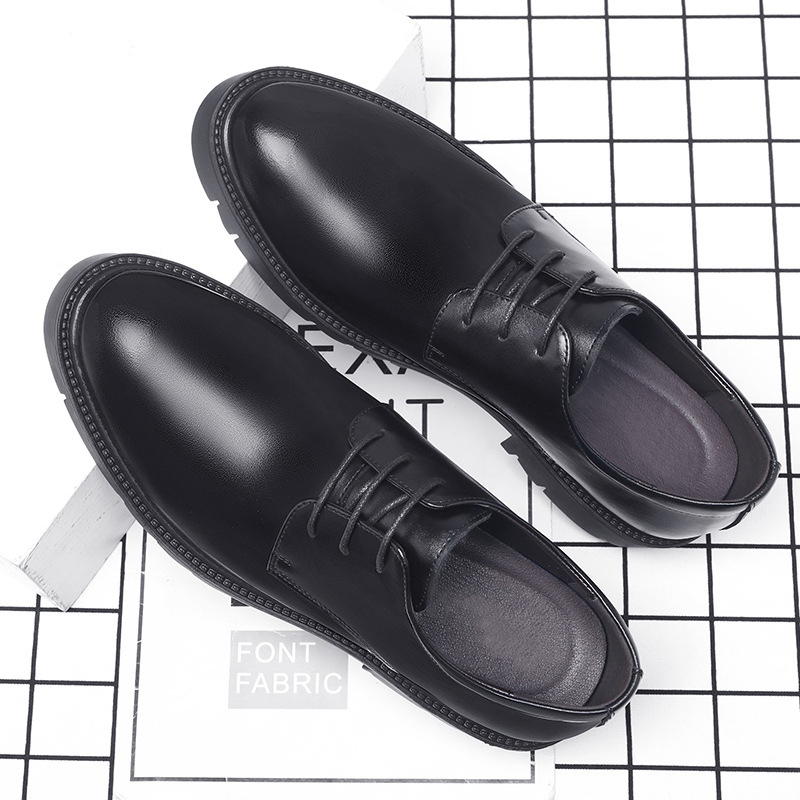 Herrenschuhe aus schwarzem Led – Men Formal Wear Dress Bewertung und Preis